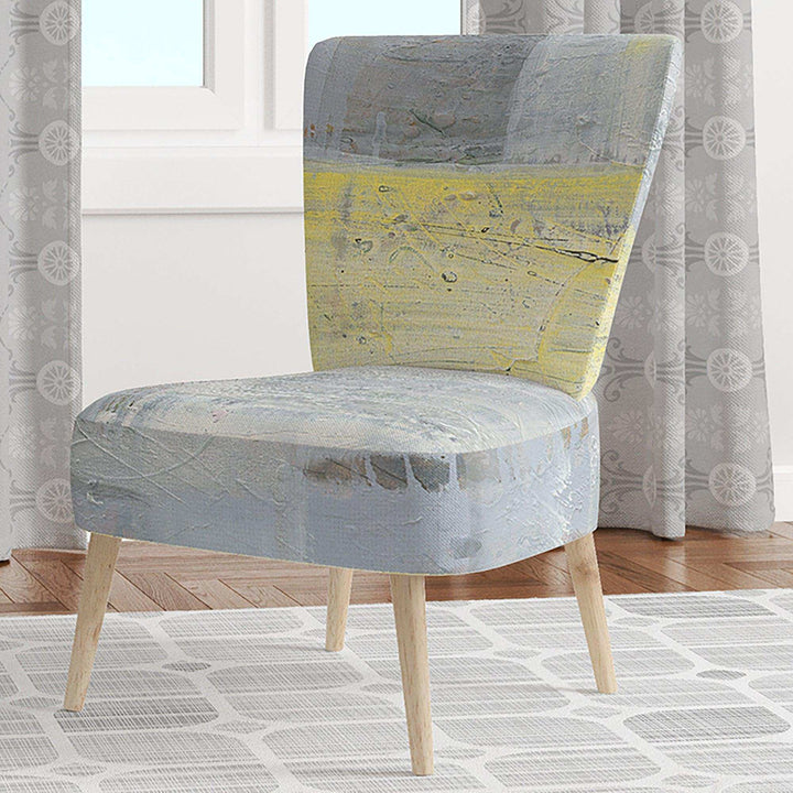 Patchwork Abstract I Modern Accent Chair