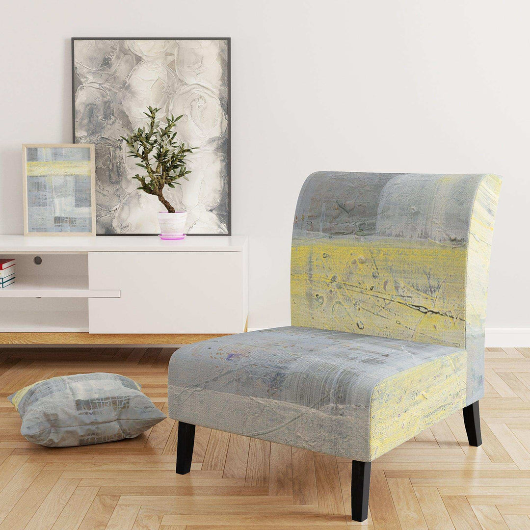 Patchwork Abstract I Modern Accent Chair