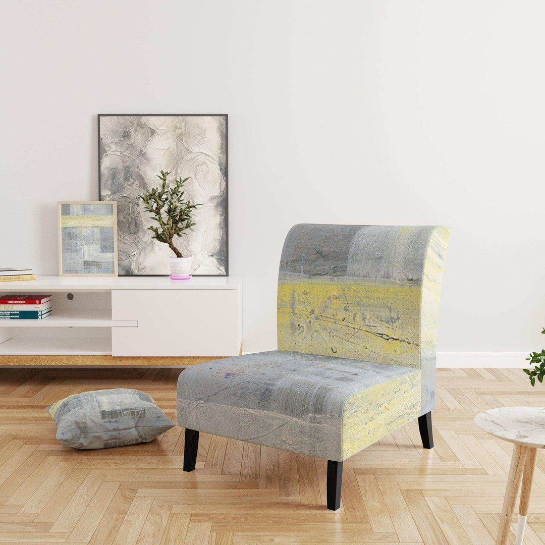 Patchwork Abstract I Modern Accent Chair
