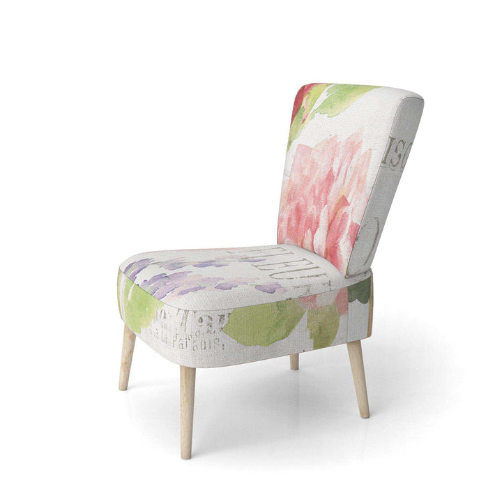 Maison Des Fleurs II Farmhouse Accent Chair