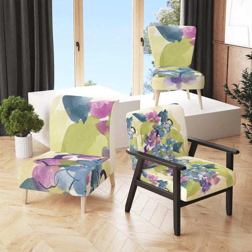 Spring Bouquet II - Traditional Accent Chair