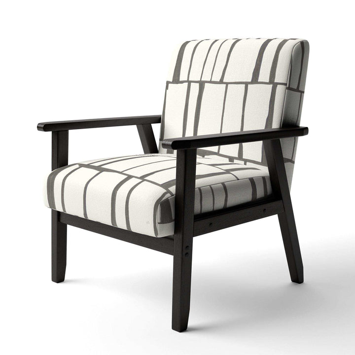 minimalist black and white I Transitional Accent Chair