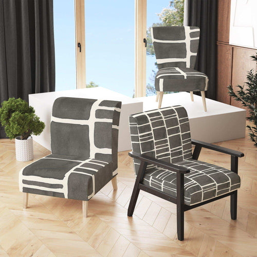 Minimalist Graphics IV - Mid-Century Modern Accent Chair