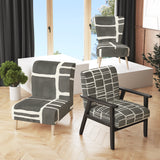 Minimalist Graphics IV Transitional Accent Chair