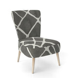 Minimalist Graphics V Transitional Accent Chair