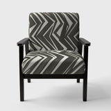 Minimalist Graphics VI Transitional Accent Chair