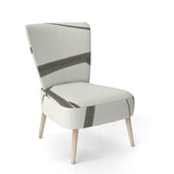 minimalist black and white III Transitional Accent Chair