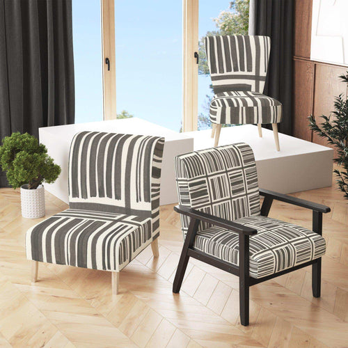 Minimalist Graphics I - Mid-Century Modern Accent Chair