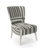 Minimalist Graphics I Transitional Accent Chair