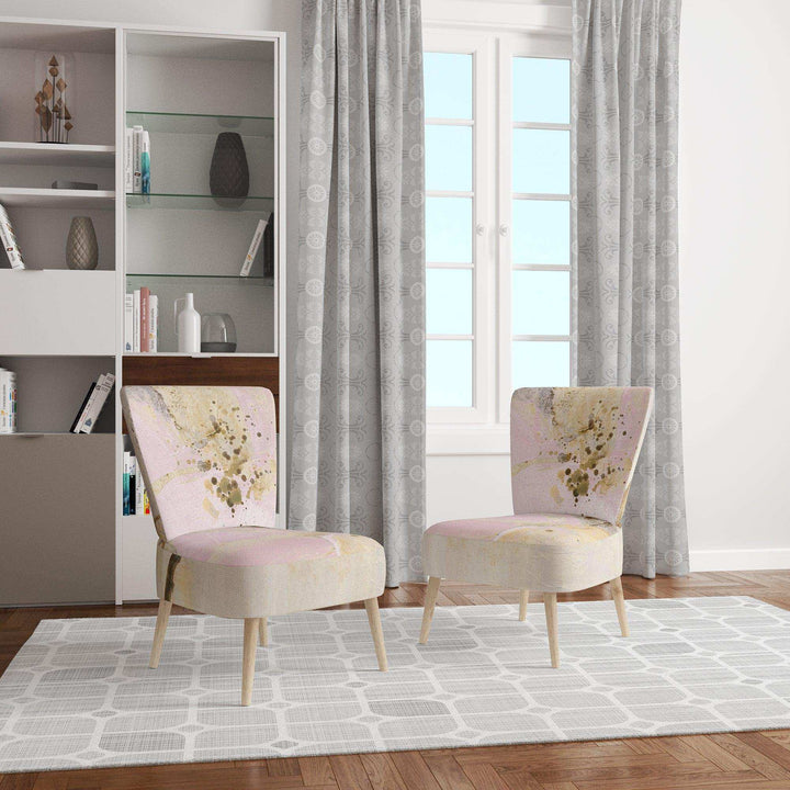 Elegance II Pink Shabby Chic Accent Chair
