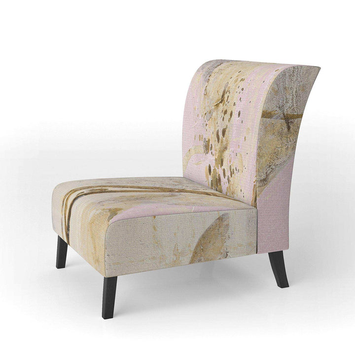 Elegance II Pink Shabby Chic Accent Chair