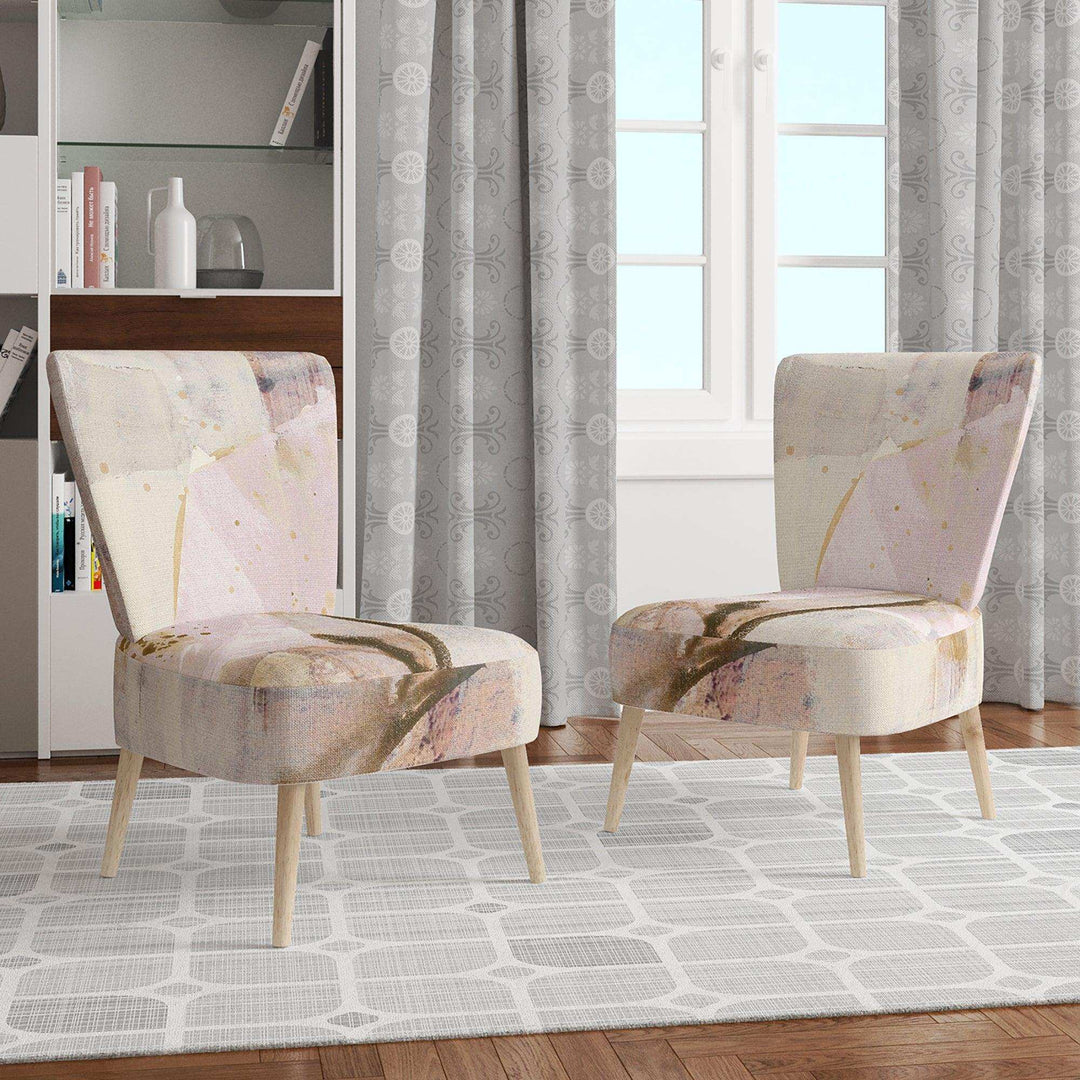 Elegance I Pink Shabby Chic Accent Chair