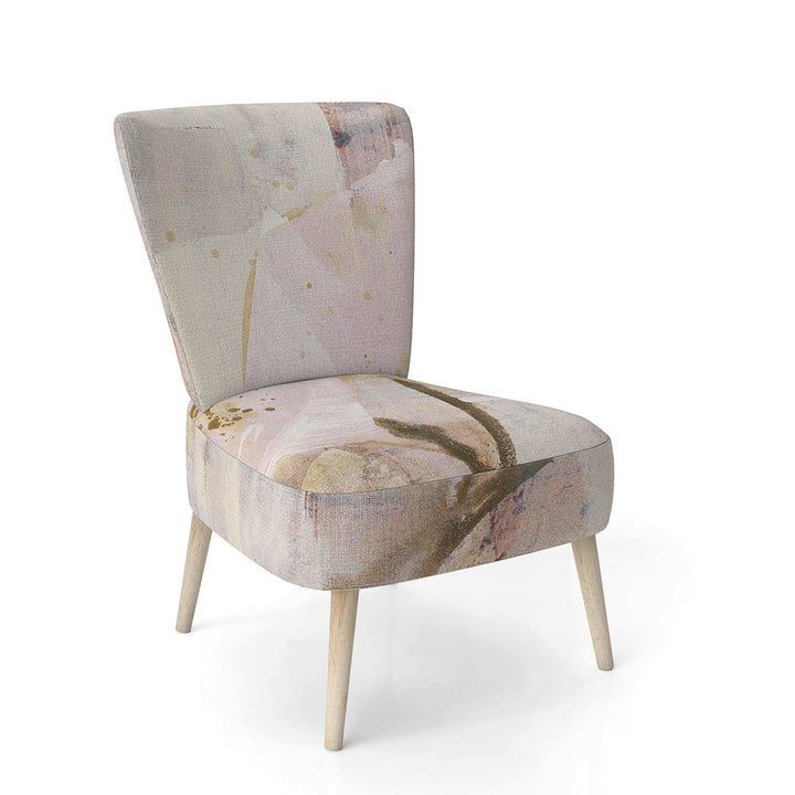 Elegance I Pink Shabby Chic Accent Chair