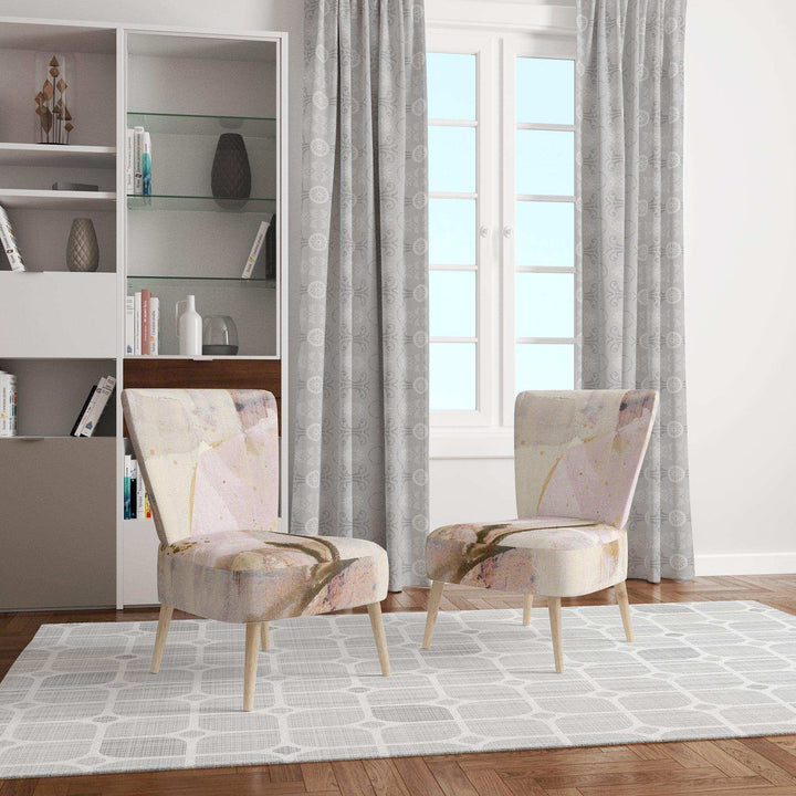 Elegance I Pink Shabby Chic Accent Chair