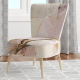 Elegance I Pink Shabby Chic Accent Chair
