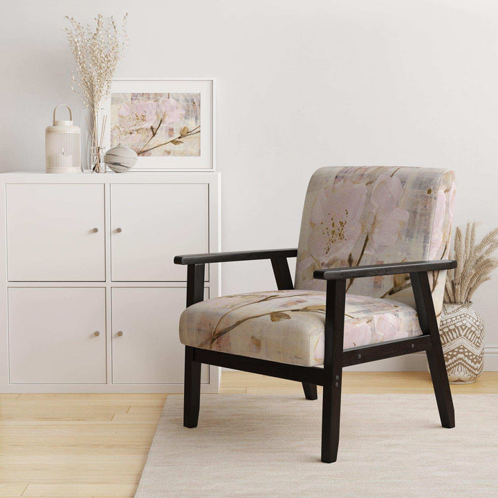 Elegance I Pink Shabby Chic Accent Chair