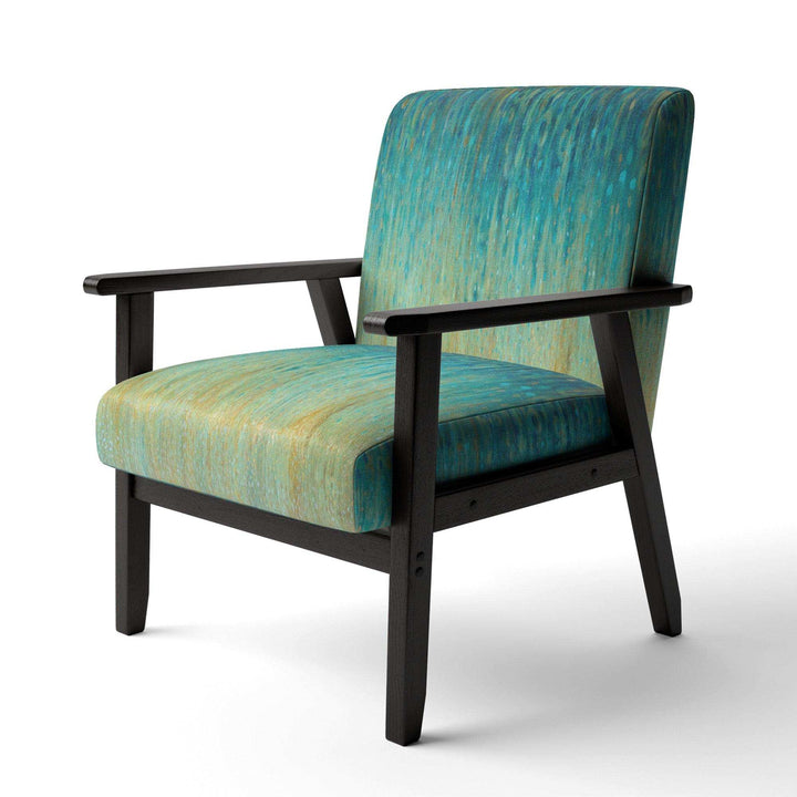 Rain Abstract Panel Modern Accent Chair