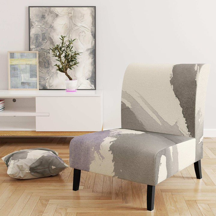 minimal geometric Gesture IV Transitional Accent Chair
