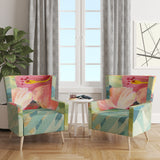 Hibiscus Garden III Traditional Accent Chair
