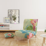 Hibiscus Garden II Traditional Accent Chair
