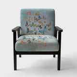 Butterflies Dancing I Wildlife Accent Chair