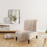 Intersect II Grey Pink Modern Accent Chair