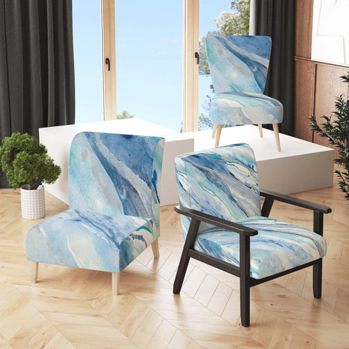 Blue Silver Spring II - Modern Accent Chair