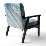 Blue Silver Spring II Modern Lake House Accent Chair