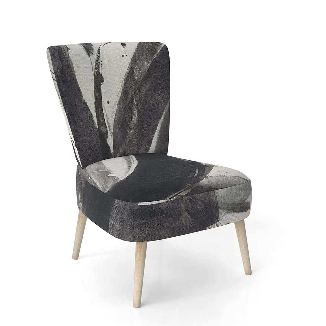 Minimalistic Roller II Mid-Century Accent Chair