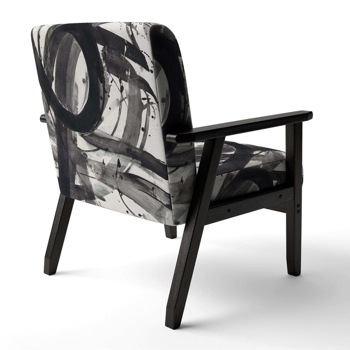 Minimalistic Roller II Mid-Century Accent Chair
