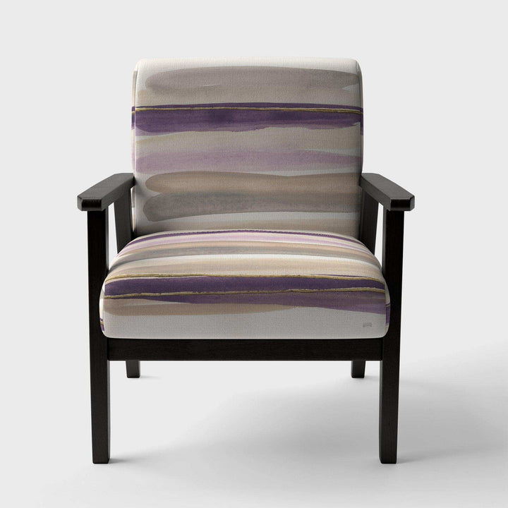 Shape of Glam Purple Shabby Chic Accent Chair