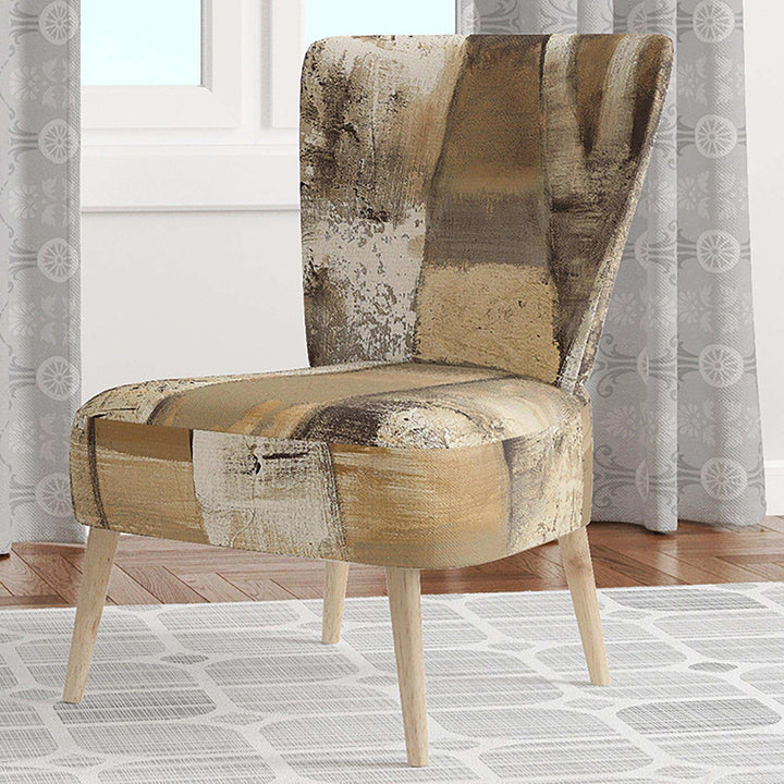 Natural Birch Forest I Traditional Accent Chair