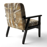 Natural Birch Forest I Traditional Accent Chair