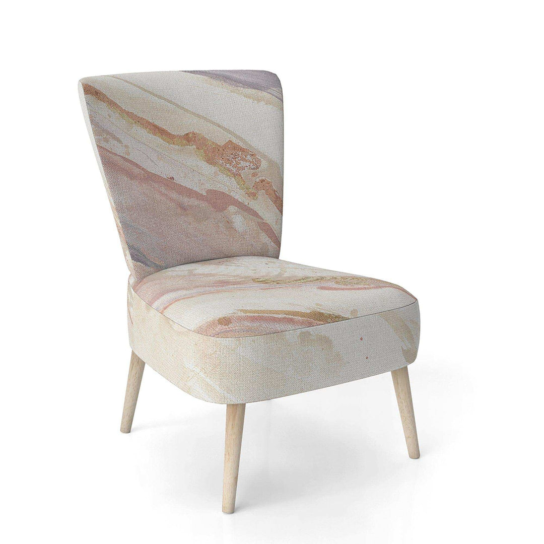 Copper Dreams watercolor Sleek &amp; Chic Modern Accent Chair