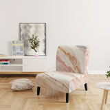 Copper Dreams watercolor Sleek & Chic Modern Accent Chair