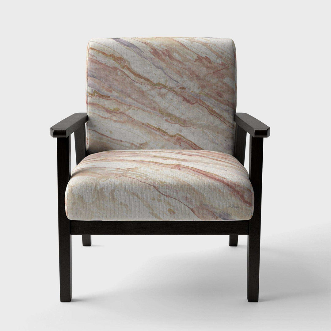 Copper Dreams watercolor Sleek &amp; Chic Modern Accent Chair