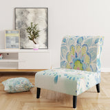 Watercolor mandalas III Floral Accent Chair