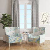Watercolor mandalas III Floral Accent Chair