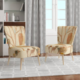 Copper Branches Composition Lake House Accent Chair