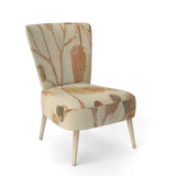 Copper Branches Composition Lake House Accent Chair