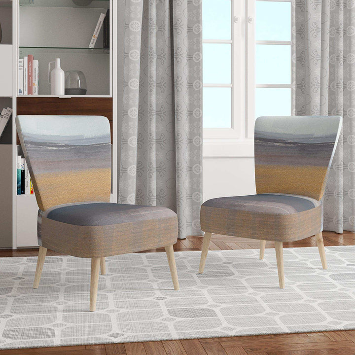 Misty Grey Beach Nautical &amp; Coastal Accent Chair