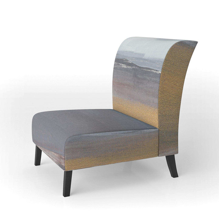 Misty Grey Beach Nautical &amp; Coastal Accent Chair