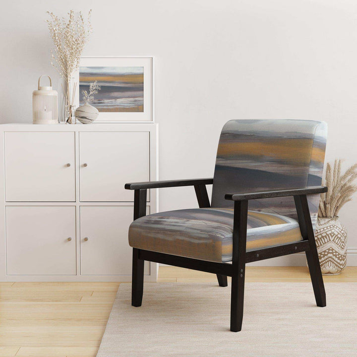 Misty Grey Beach Nautical &amp; Coastal Accent Chair
