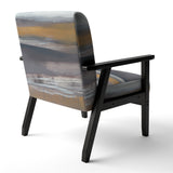 Misty Grey Beach Nautical & Coastal Accent Chair