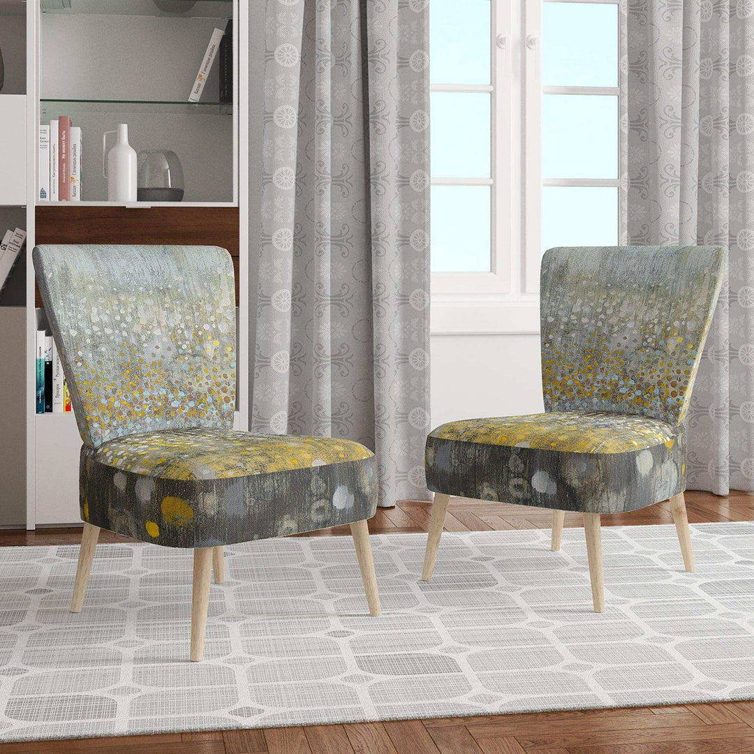Galm Abstract III Transitional Accent Chair