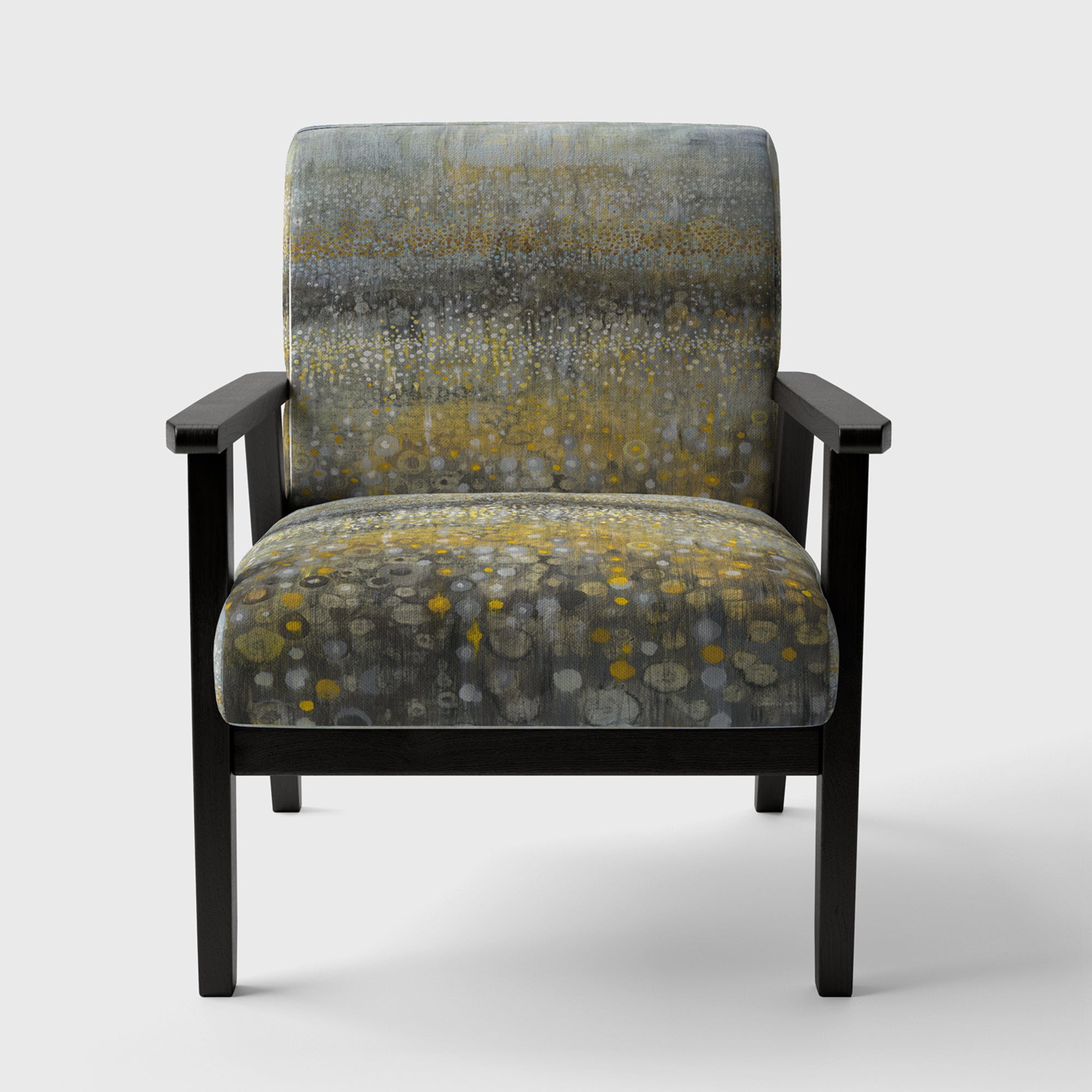Galm Abstract III Transitional Accent Chair