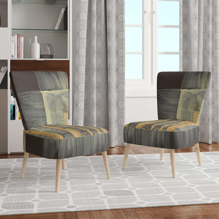 Galm Abstract II Transitional Accent Chair