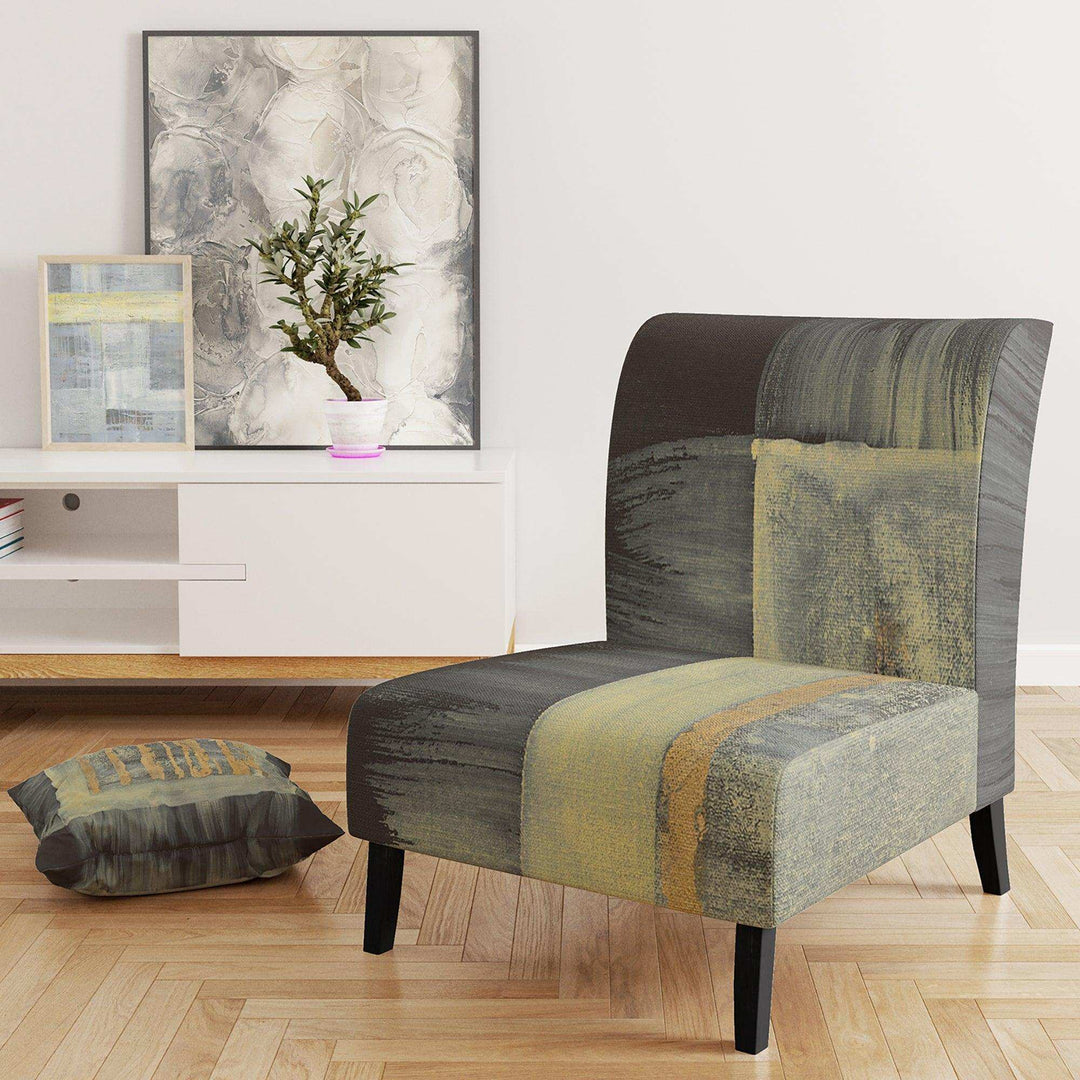 Galm Abstract II Transitional Accent Chair