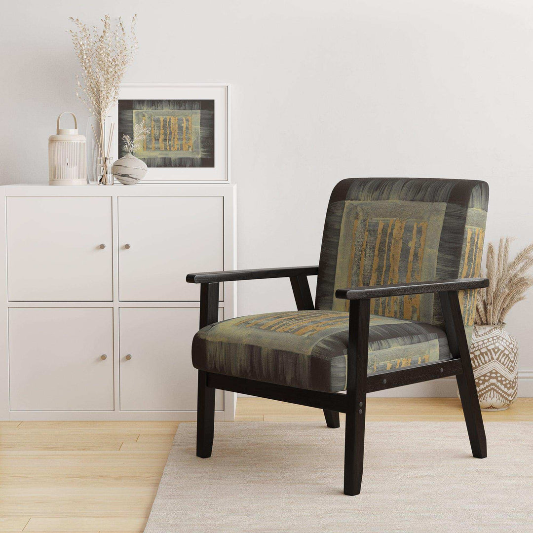 Galm Abstract II Transitional Accent Chair