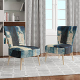 Deep Woods II Indigo Country Charm Accent Chair